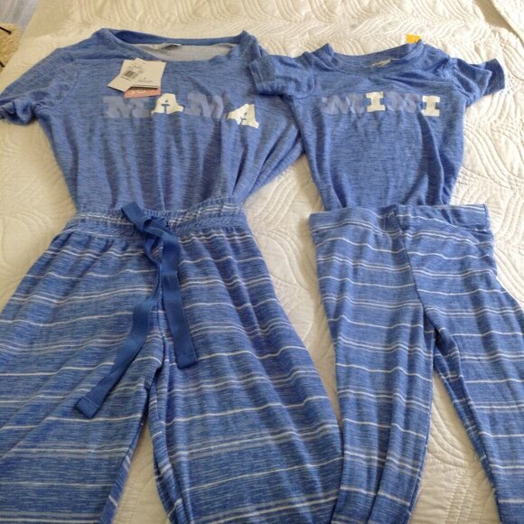 NWOT Roudelain Mommy & Me sleepwear set sold as a lot, XXS/S; Matching, Babycon - Picture 6 of 15